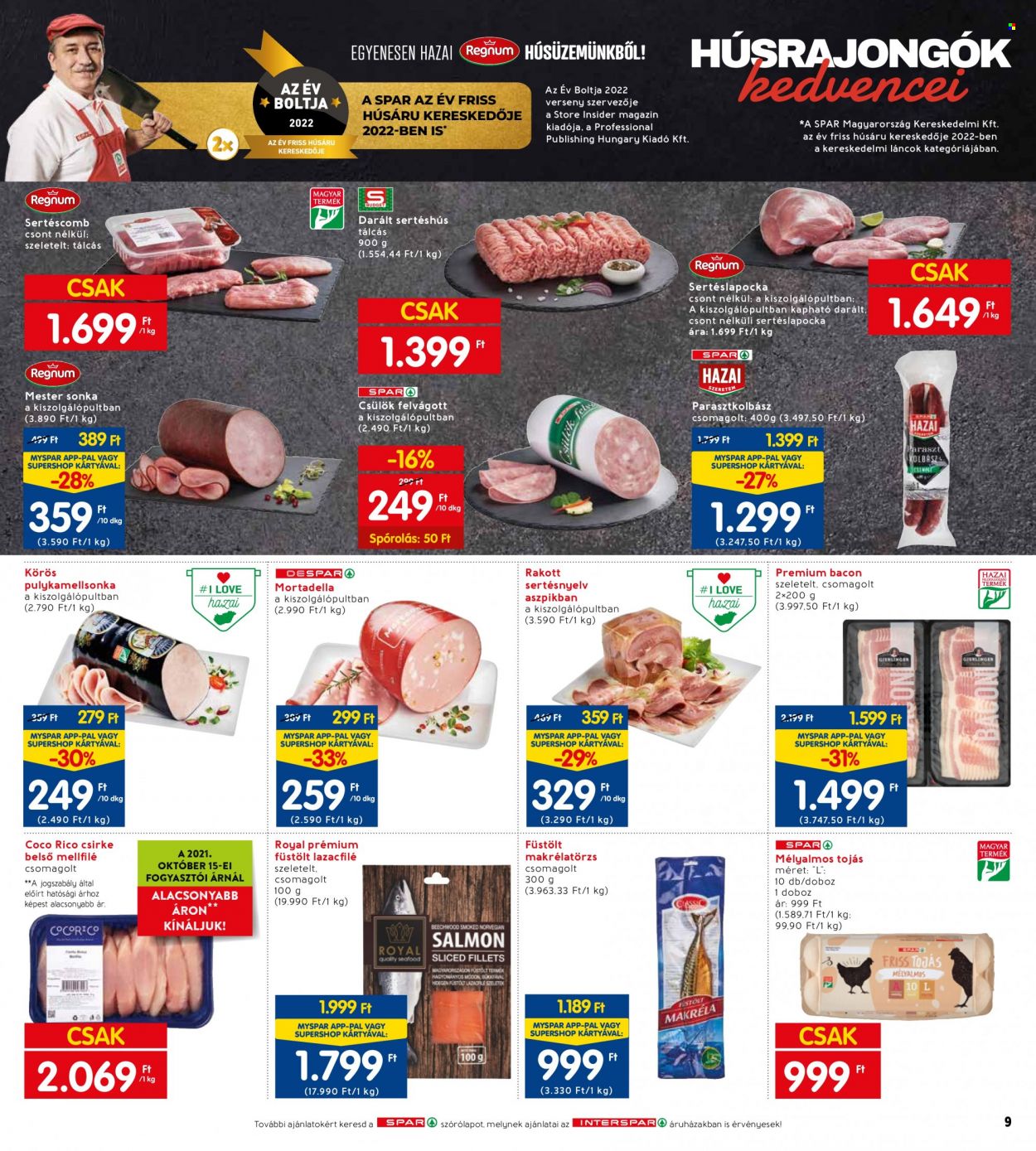 INTERSPAR akciós újságok - 2022.11.03 - 2022.11.09. Oldal 13