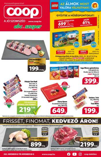Újság Coop - 2022.11.02 - 2022.11.08.