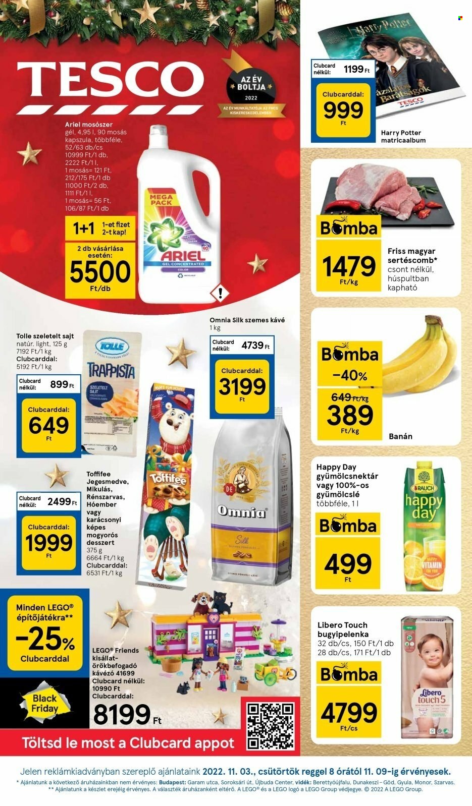 TESCO akciós újságok - 2022.11.03 - 2022.11.09. Oldal 1