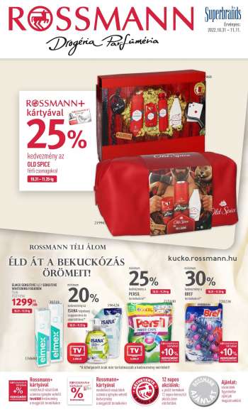 Újság Rossmann - 2022.10.31 - 2022.11.11.