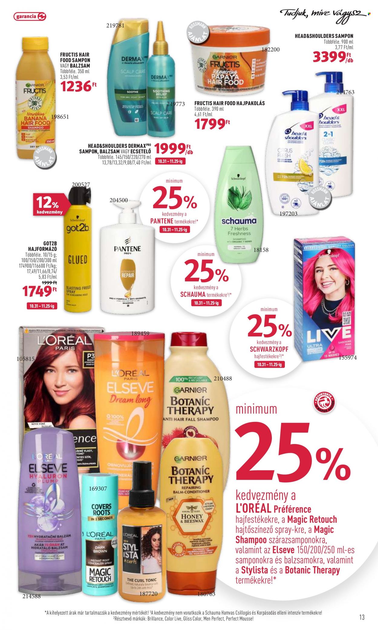 Rossmann akciós újságok - 2022.10.31 - 2022.11.11. Oldal 13