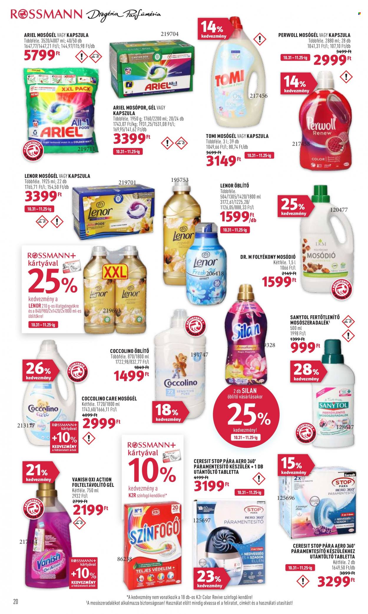 Rossmann akciós újságok - 2022.10.31 - 2022.11.11. Oldal 20