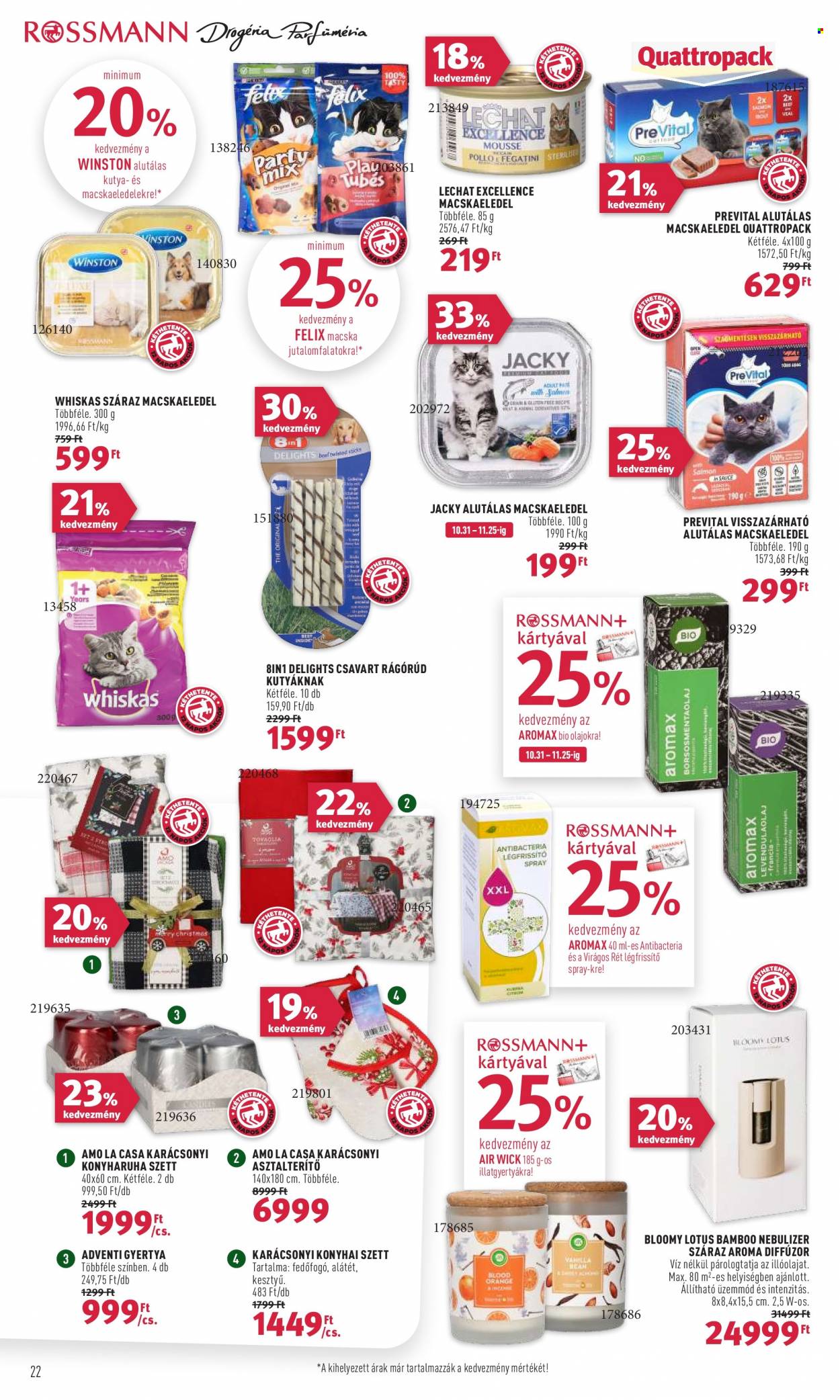 Rossmann akciós újságok - 2022.10.31 - 2022.11.11. Oldal 22