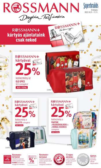 Újság Rossmann - 2022.10.31 - 2022.11.11.