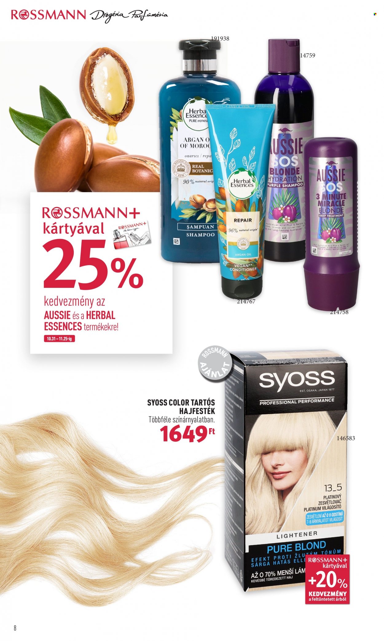 Rossmann akciós újságok - 2022.10.31 - 2022.11.11. Oldal 8