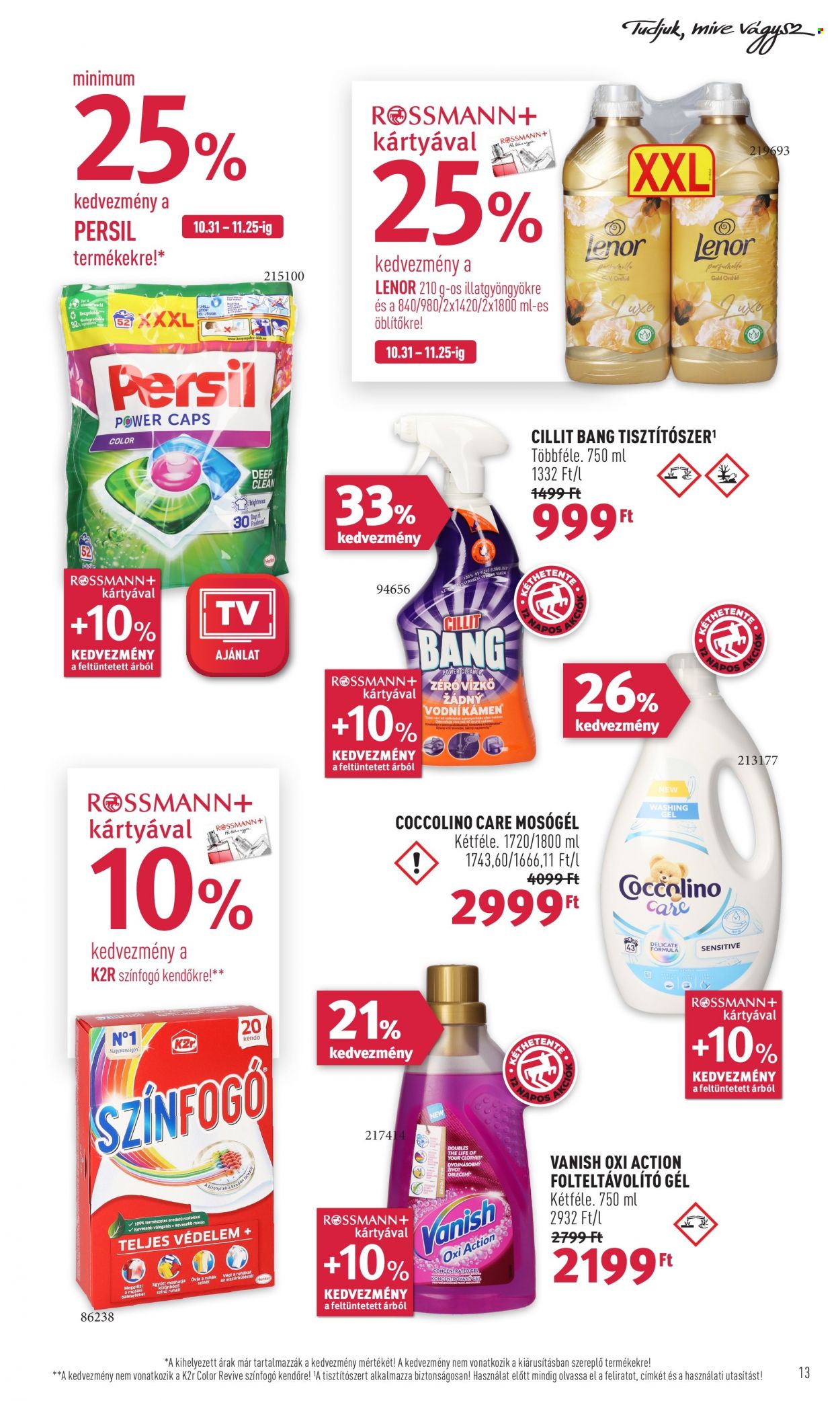 Rossmann akciós újságok - 2022.10.31 - 2022.11.11. Oldal 13