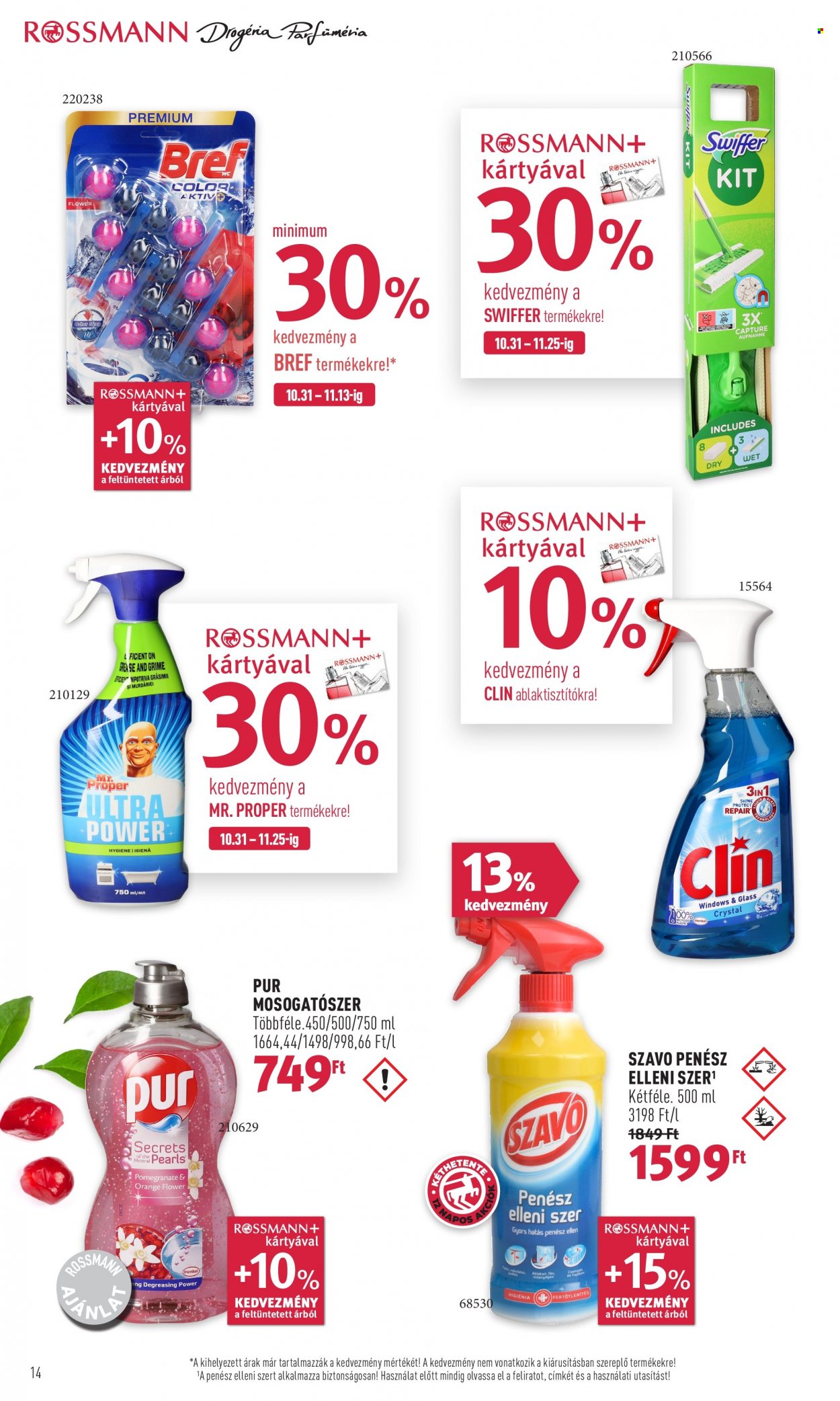Rossmann akciós újságok - 2022.10.31 - 2022.11.11. Oldal 14