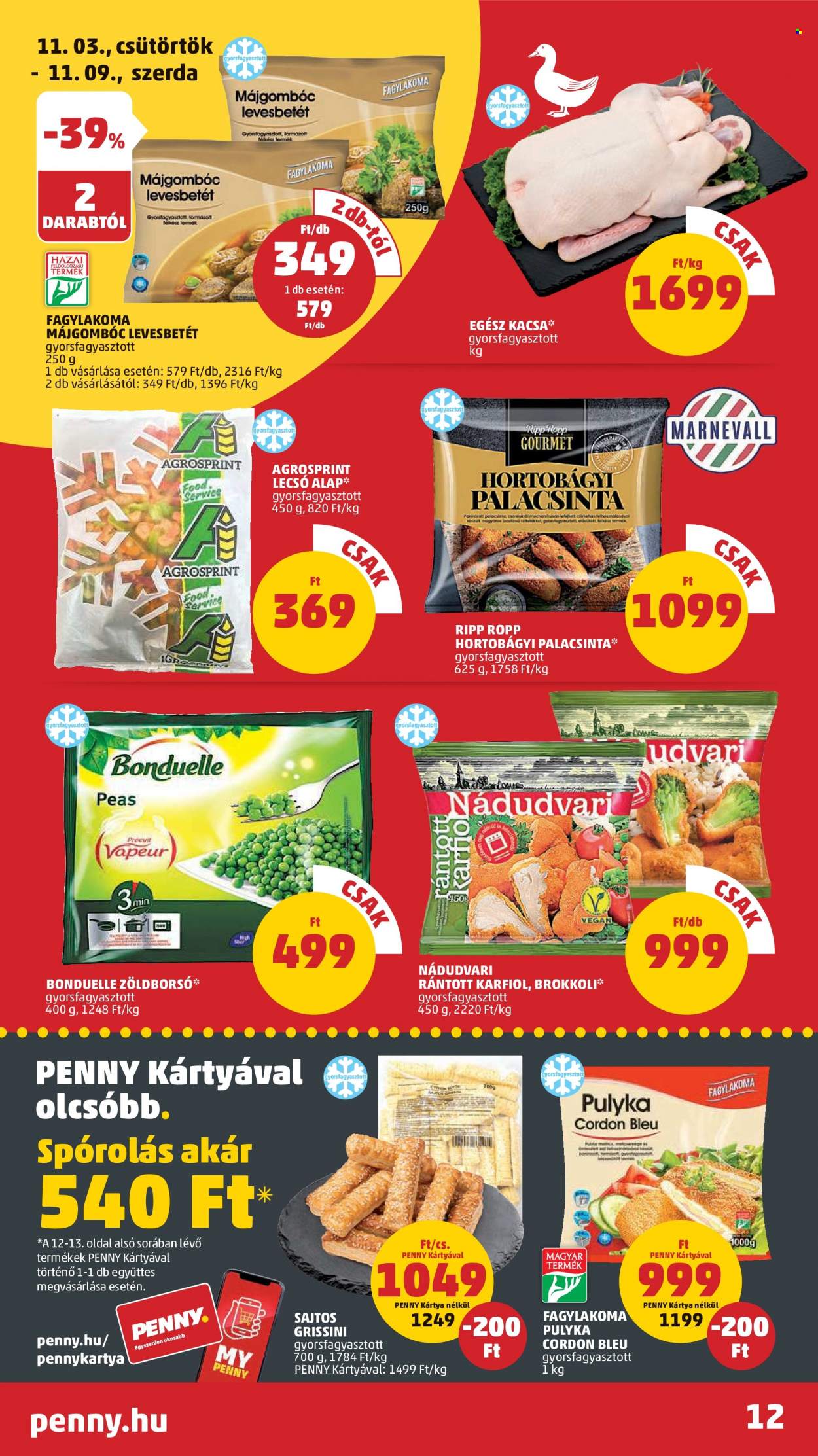 Penny Market akciós újságok - 2022.11.03 - 2022.11.09. Oldal 12