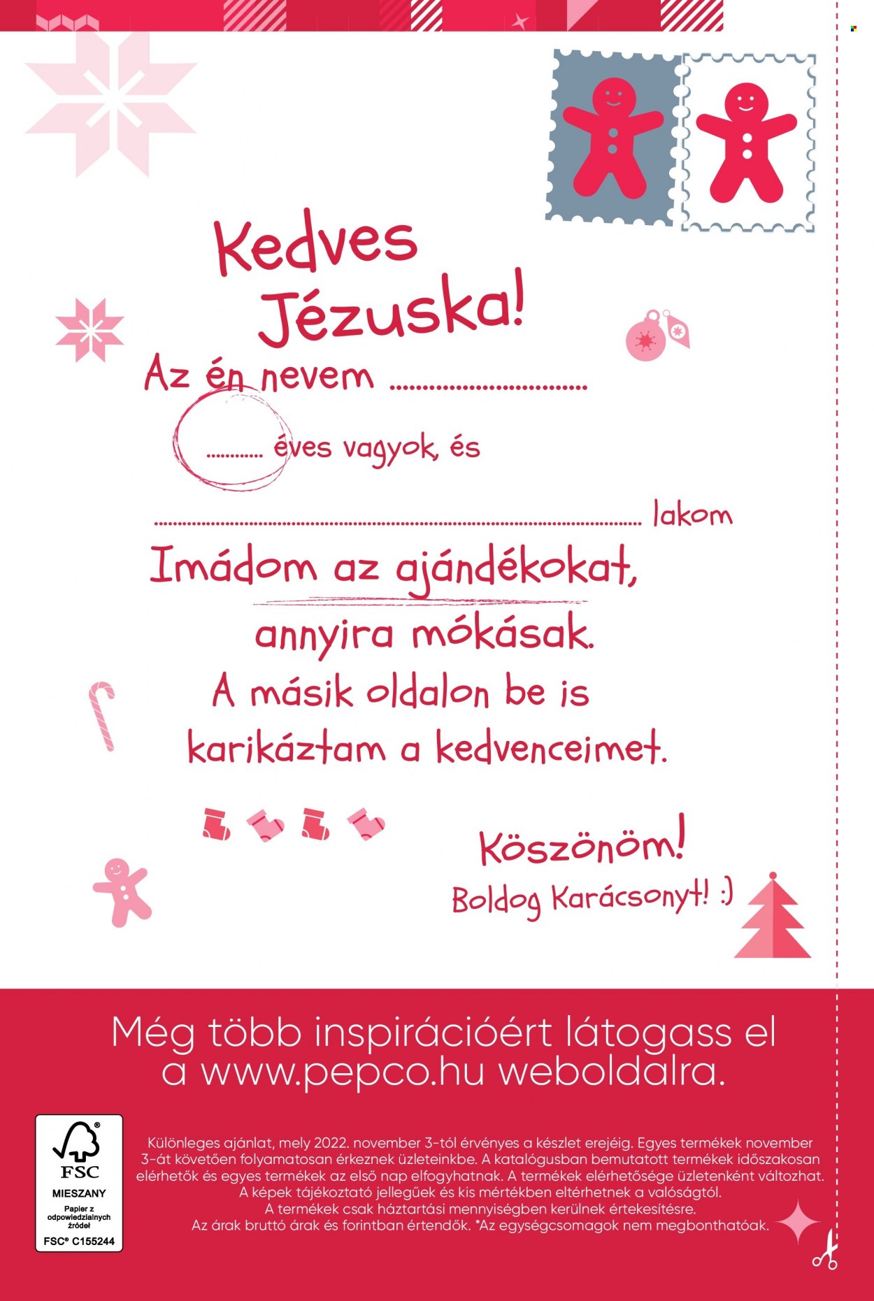 Pepco akciós újságok - 2022.11.03 - 2022.12.31. Oldal 24