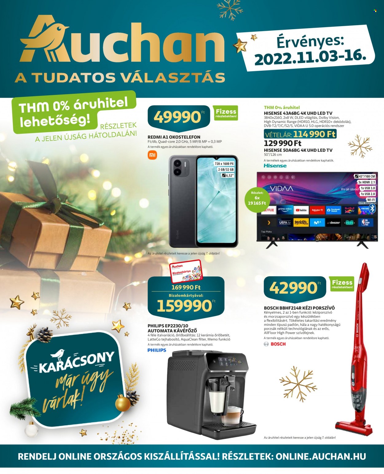 Auchan akciós újságok - 2022.11.03 - 2022.11.16. Oldal 1