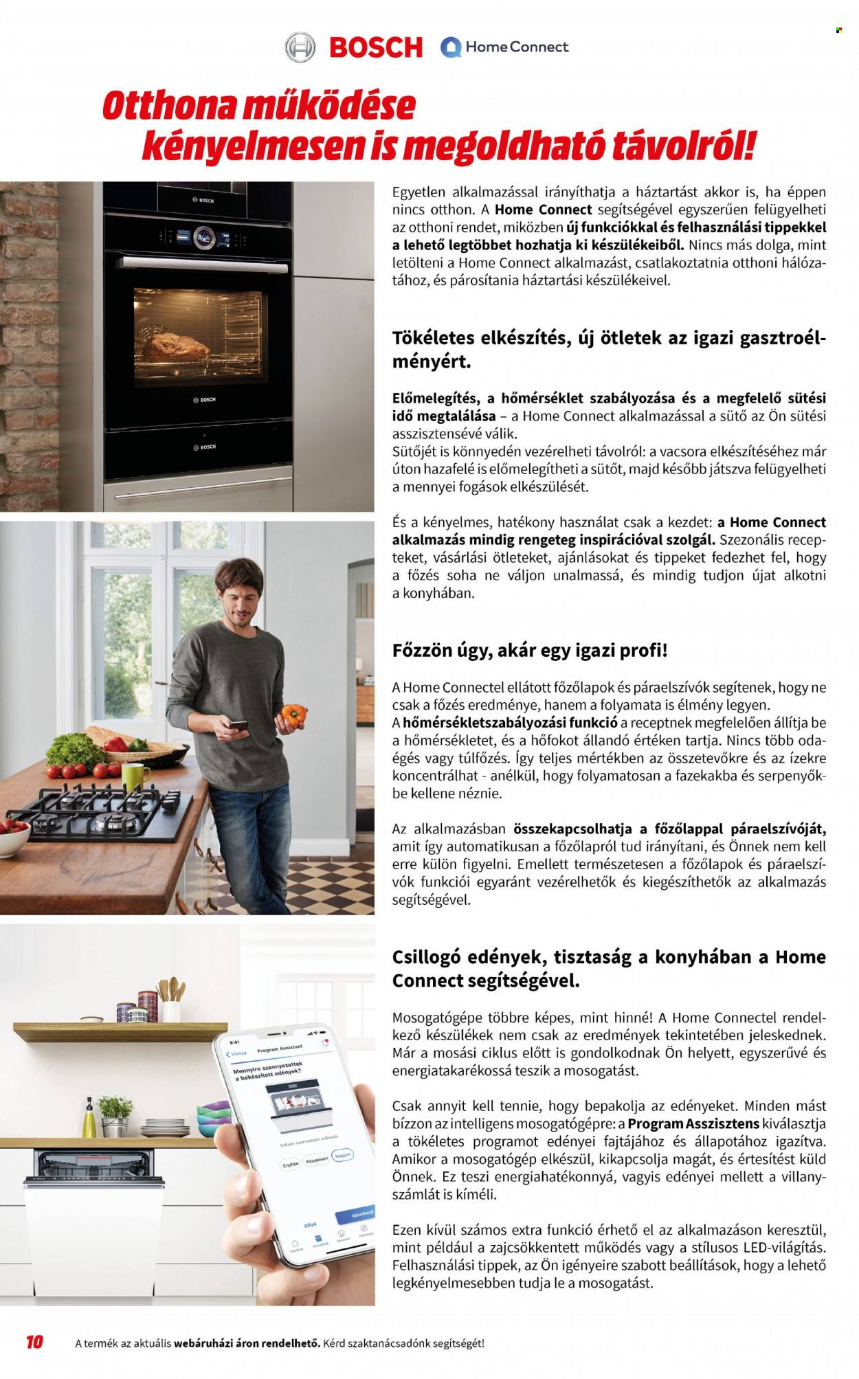 thumbnail - MediaMarkt akciós újsága  - 2022.11.03 - 2022.11.30 - Akciós termékek - edények, Bosch, sütő, mosogatógép.  10. Oldal
