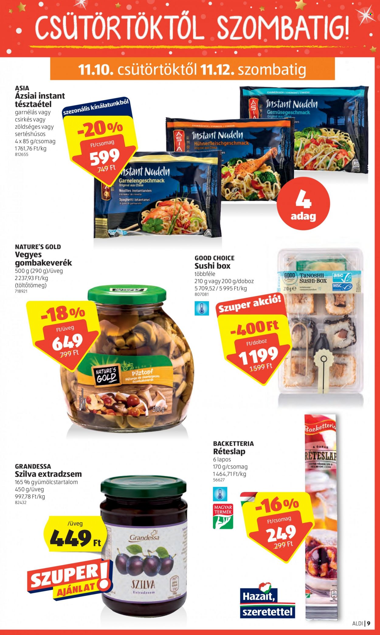 Aldi akciós újságok - 2022.11.10 - 2022.11.16. Oldal 9