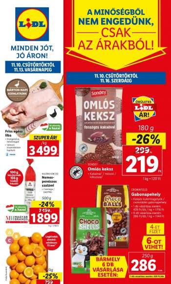 Újság Lidl - 2022.11.10 - 2022.11.16.