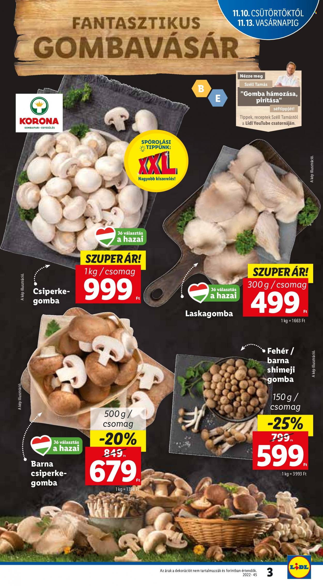 Lidl akciós újságok - 2022.11.10 - 2022.11.16. Oldal 3