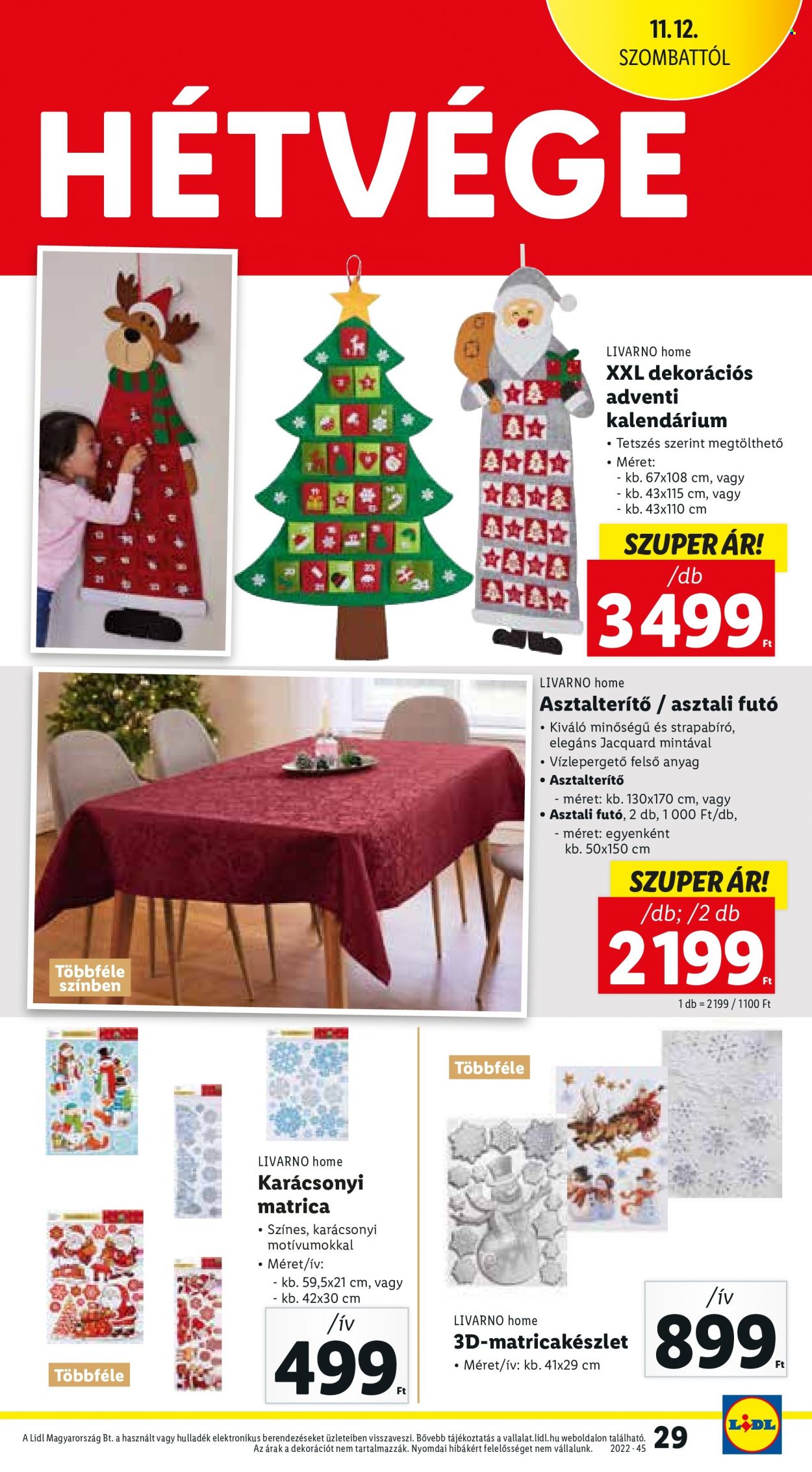Lidl akciós újságok - 2022.11.10 - 2022.11.16. Oldal 29