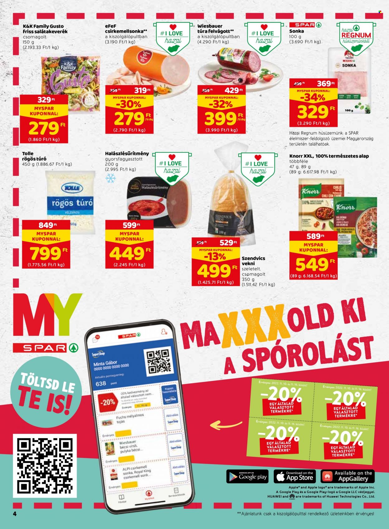 SPAR akciós újságok - 2022.11.10 - 2022.11.16. Oldal 6