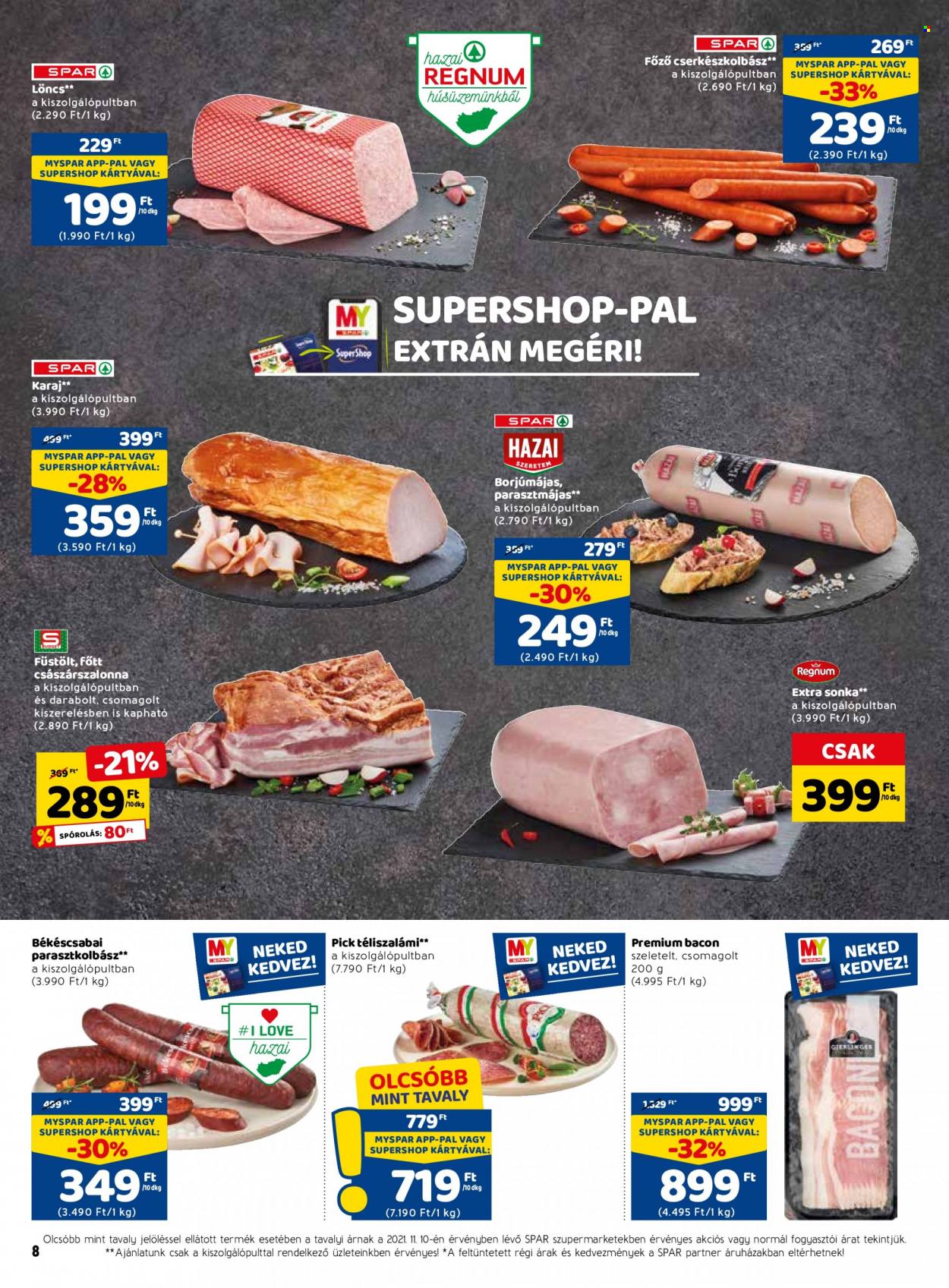 SPAR akciós újságok - 2022.11.10 - 2022.11.16. Oldal 12