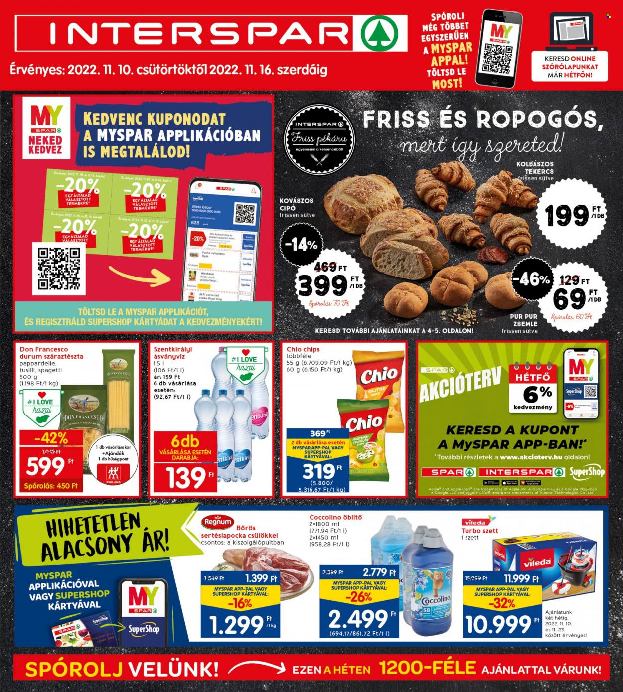 INTERSPAR akciós újságok - 2022.11.10 - 2022.11.16. Oldal 1