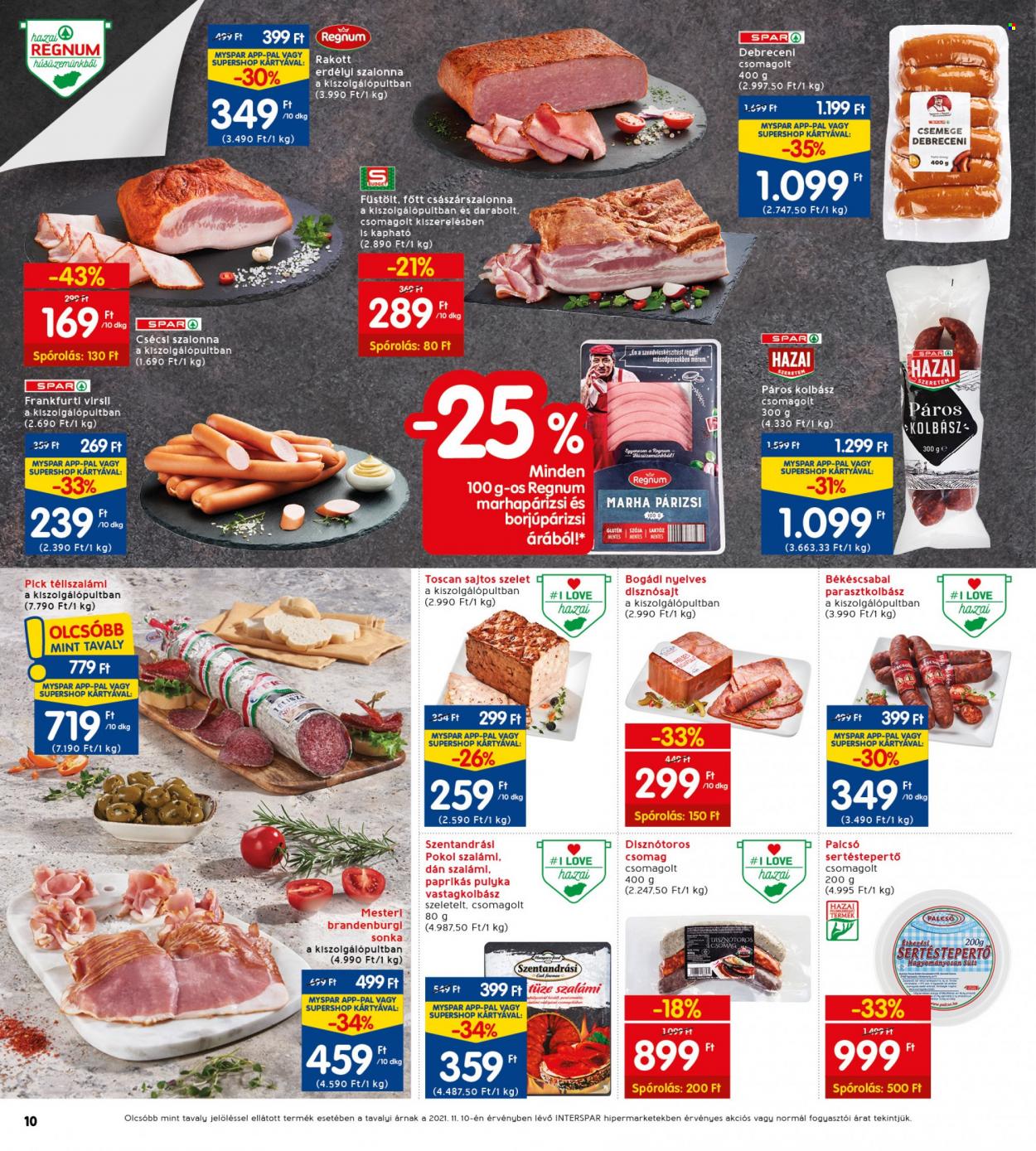 INTERSPAR akciós újságok - 2022.11.10 - 2022.11.16. Oldal 16