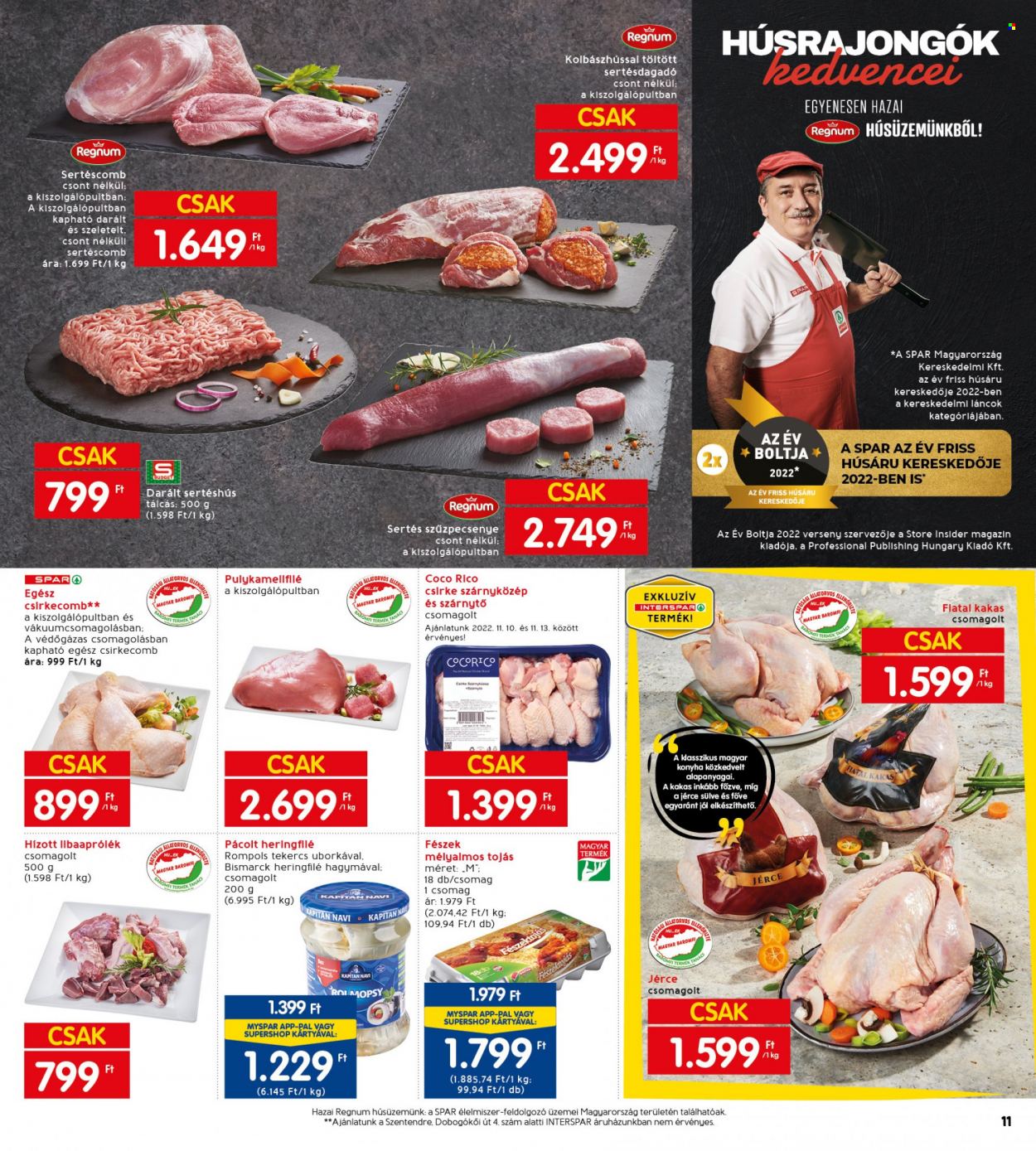 INTERSPAR akciós újságok - 2022.11.10 - 2022.11.16. Oldal 17