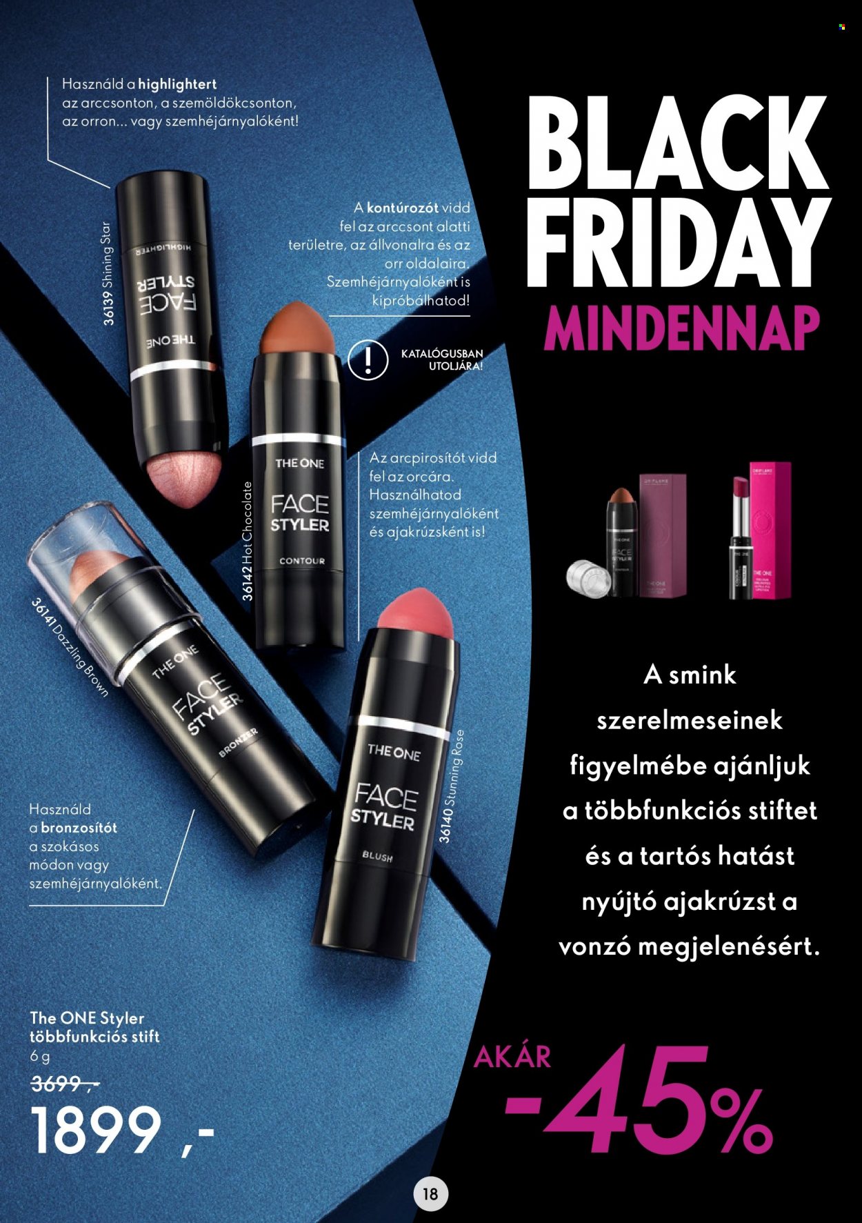 Oriflame akciós újságok - 2022.11.05 - 2022.11.18. Oldal 18