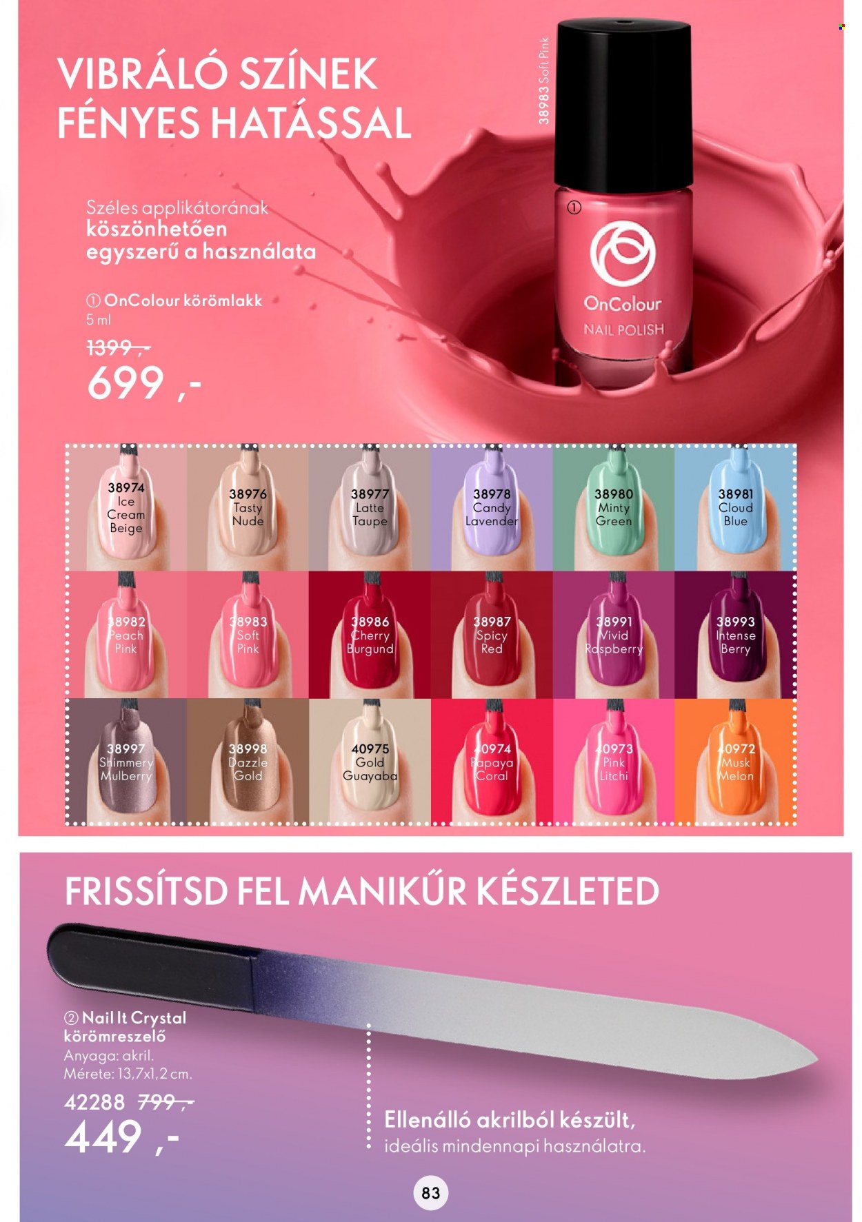 Oriflame akciós újságok - 2022.11.05 - 2022.11.18. Oldal 83
