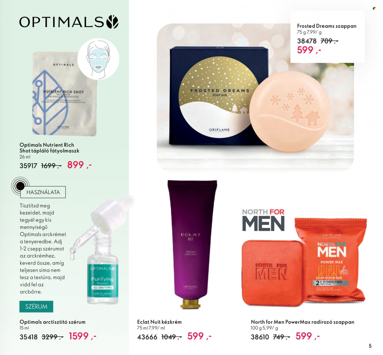 Oriflame akciós újságok - 2022.11.05 - 2022.11.18. Oldal 5
