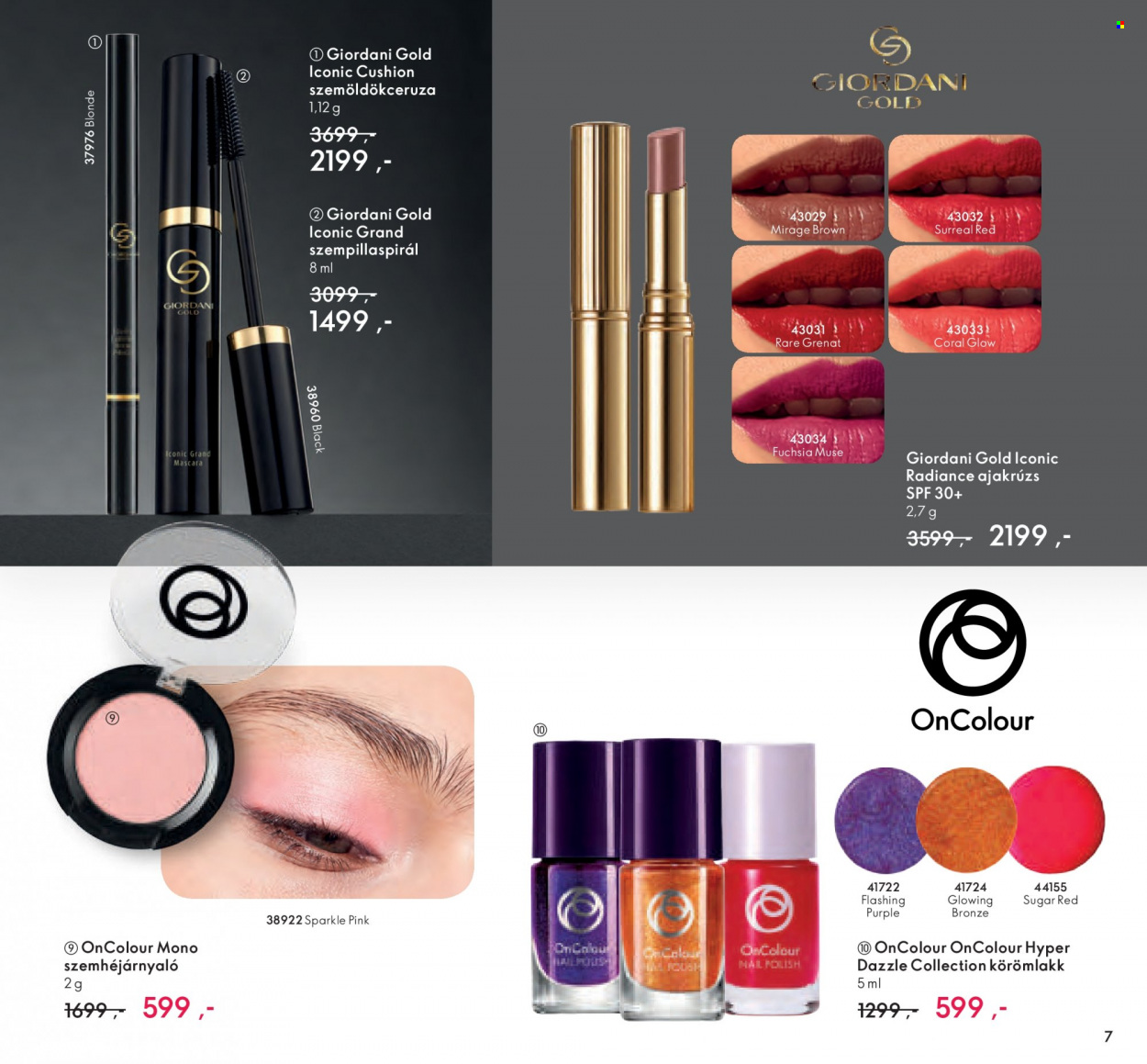 Oriflame akciós újságok - 2022.11.05 - 2022.11.18. Oldal 7
