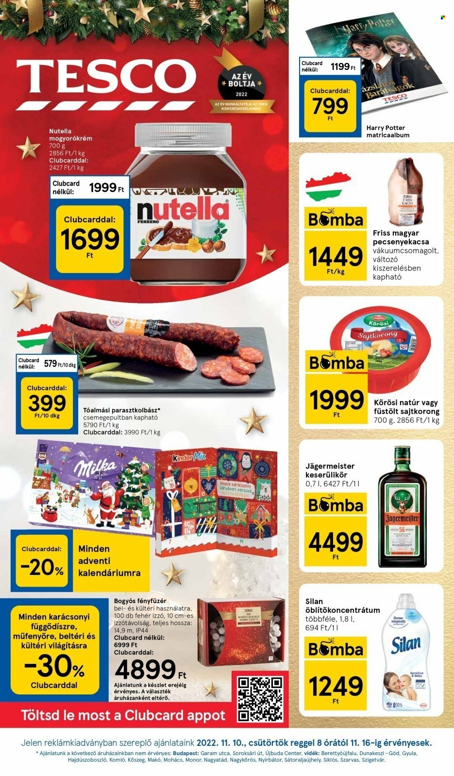 TESCO akciós újságok - 2022.11.10 - 2022.11.16. Oldal 1