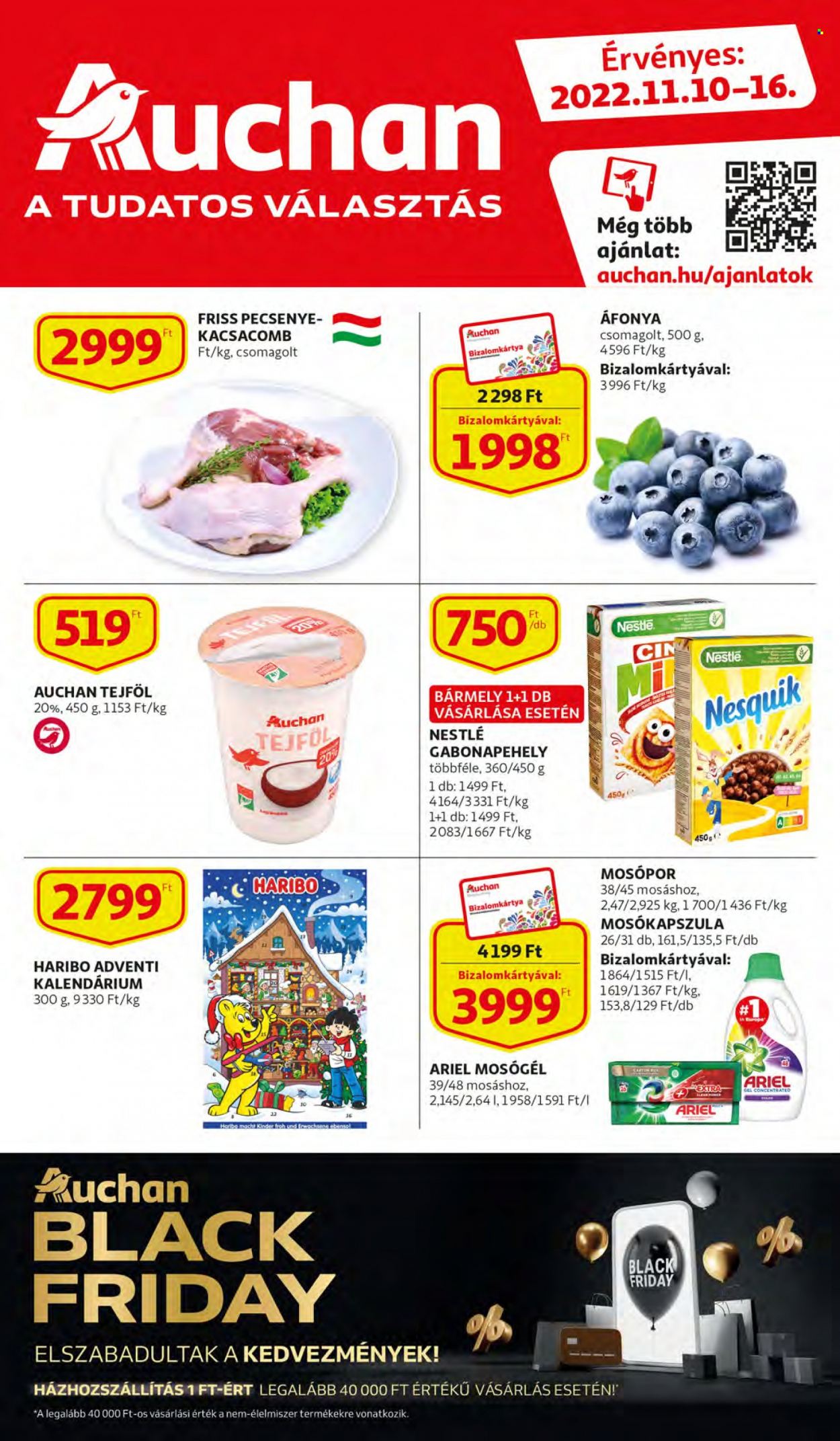 Auchan akciós újságok - 2022.11.10 - 2022.11.16. Oldal 1