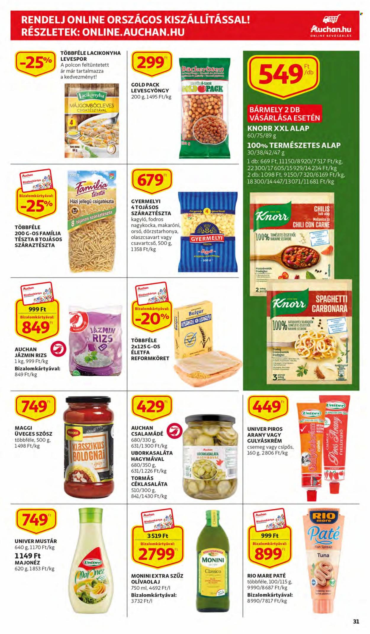 Auchan akciós újságok - 2022.11.10 - 2022.11.16. Oldal 31