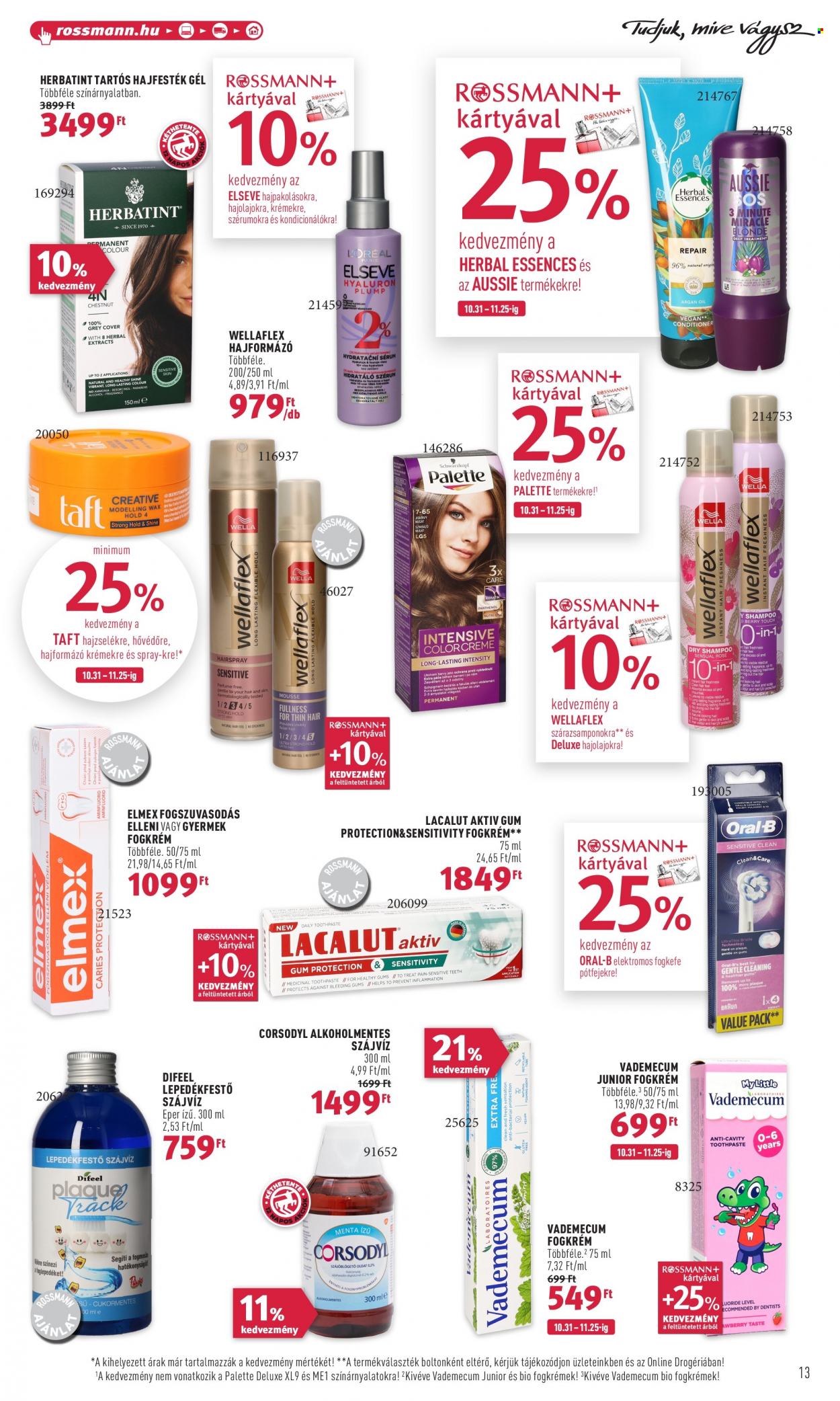 Rossmann akciós újságok - 2022.11.14 - 2022.11.25. Oldal 13