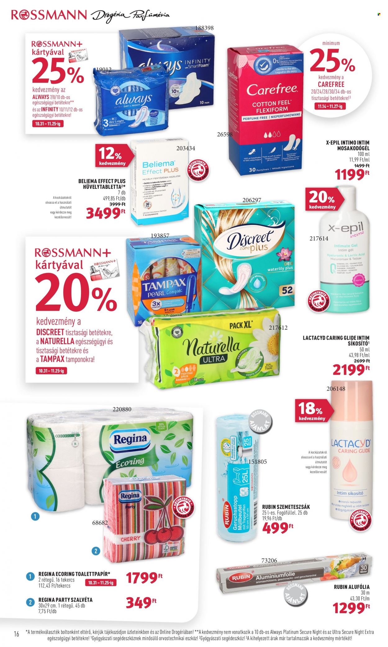 Rossmann akciós újságok - 2022.11.14 - 2022.11.25. Oldal 16