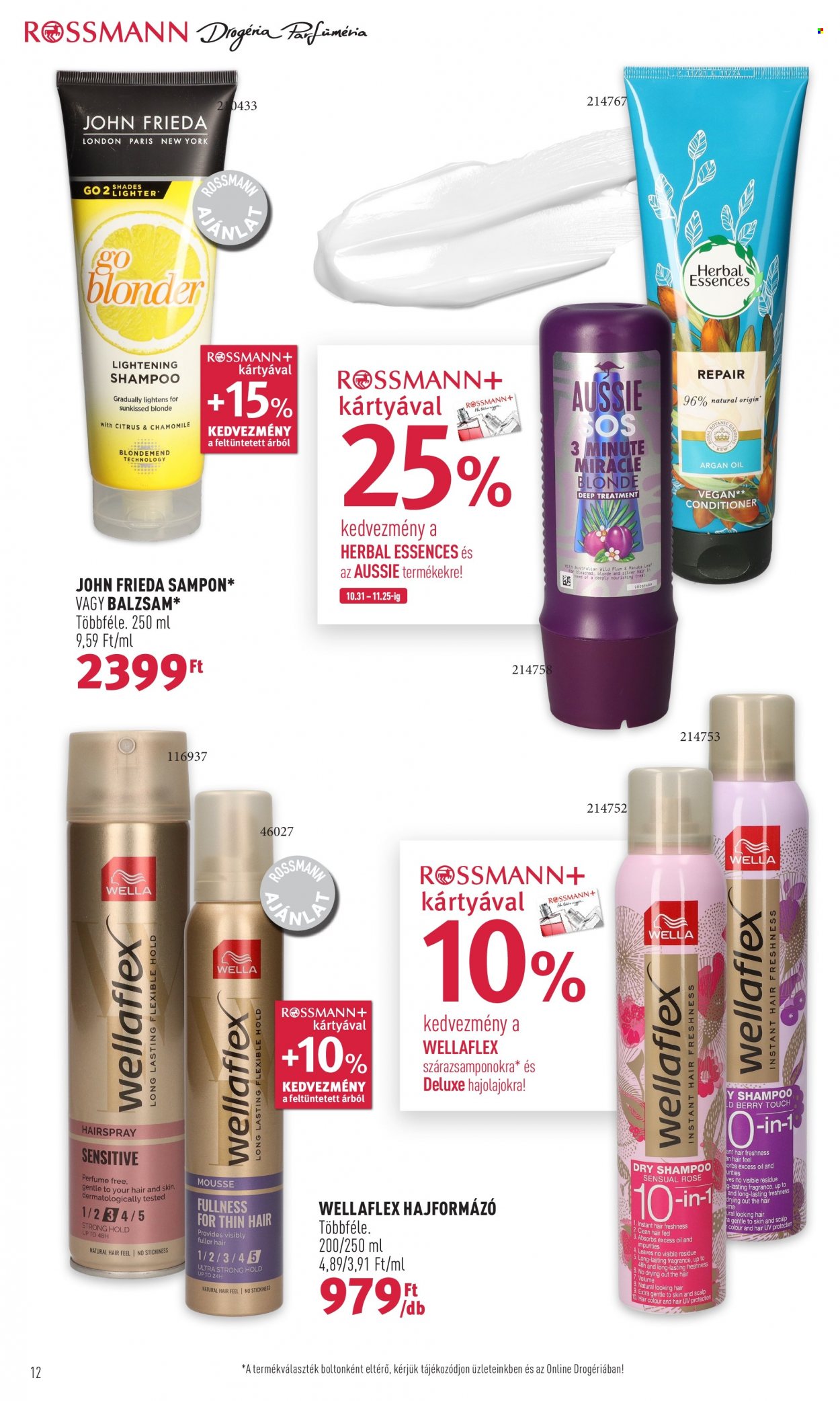 Rossmann akciós újságok - 2022.11.14 - 2022.11.25. Oldal 12