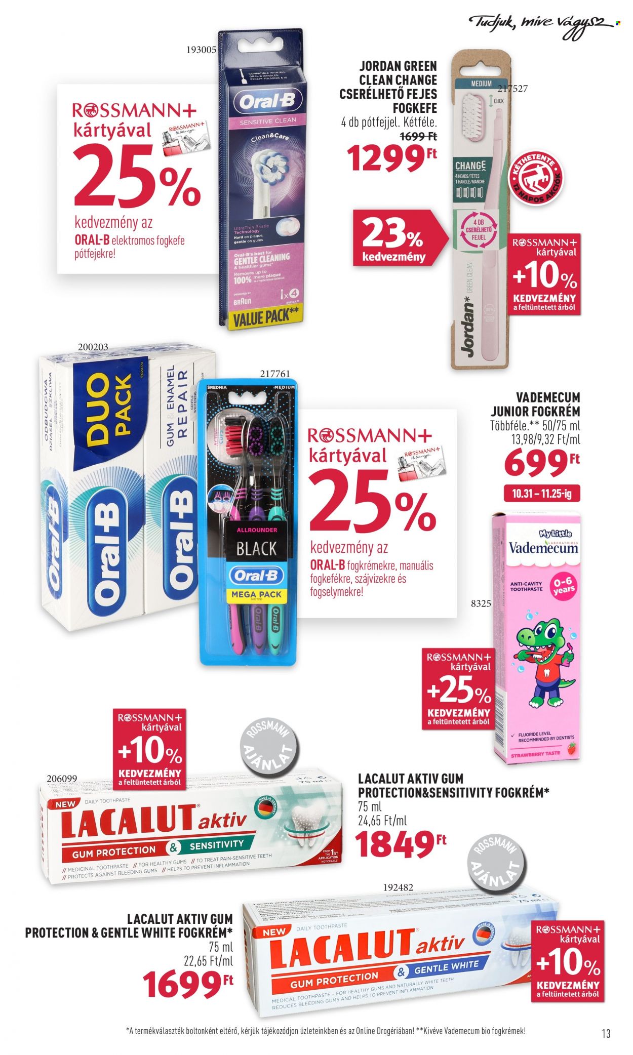 Rossmann akciós újságok - 2022.11.14 - 2022.11.25. Oldal 13