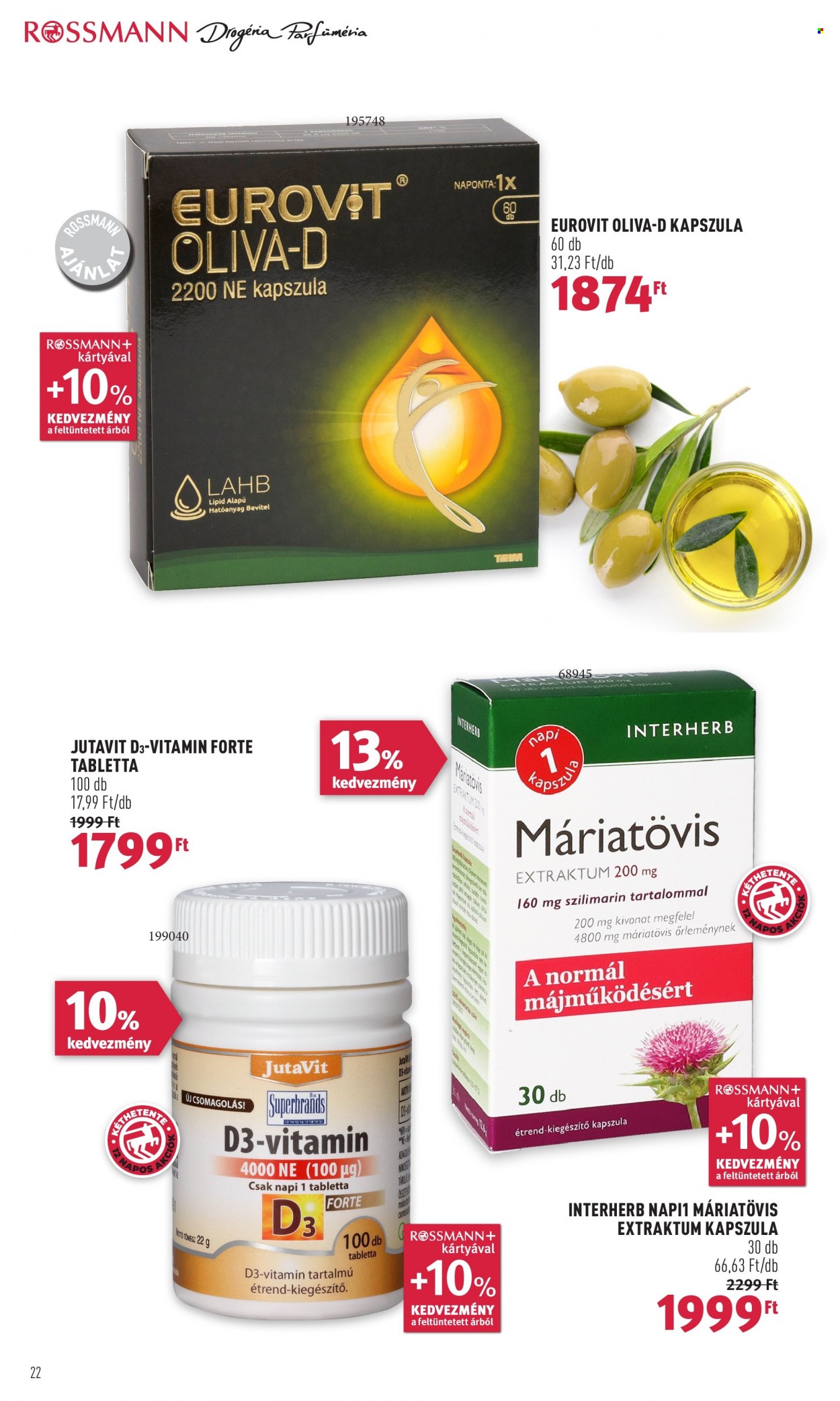 Rossmann akciós újságok - 2022.11.14 - 2022.11.25. Oldal 22