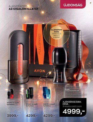 thumbnail - Avon akciós újsága  - 2022.11.01 - 2022.11.30 - Akciós termékek - Avon, dezodor.  29. Oldal