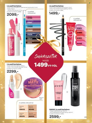 Avon akciós újságok - 2022.11.01 - 2022.11.30. Oldal 23