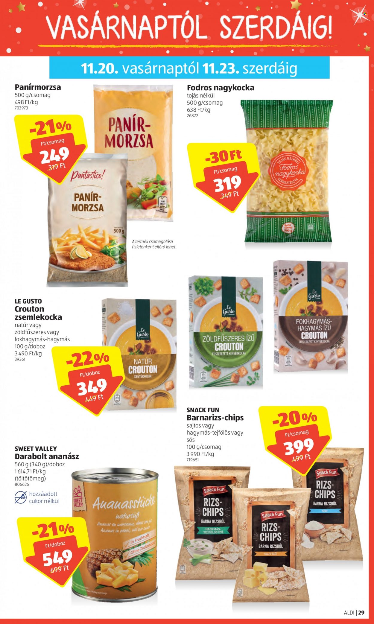 Aldi akciós újságok - 2022.11.17 - 2022.11.23. Oldal 29