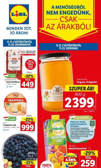 Újság Lidl - 2022.11.17 - 2022.11.23.
