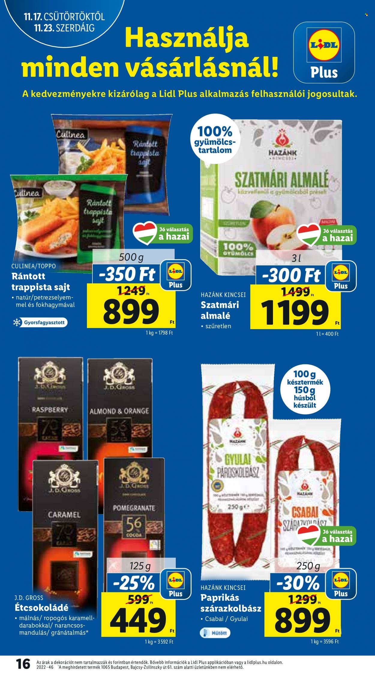 Lidl akciós újságok - 2022.11.17 - 2022.11.23. Oldal 16
