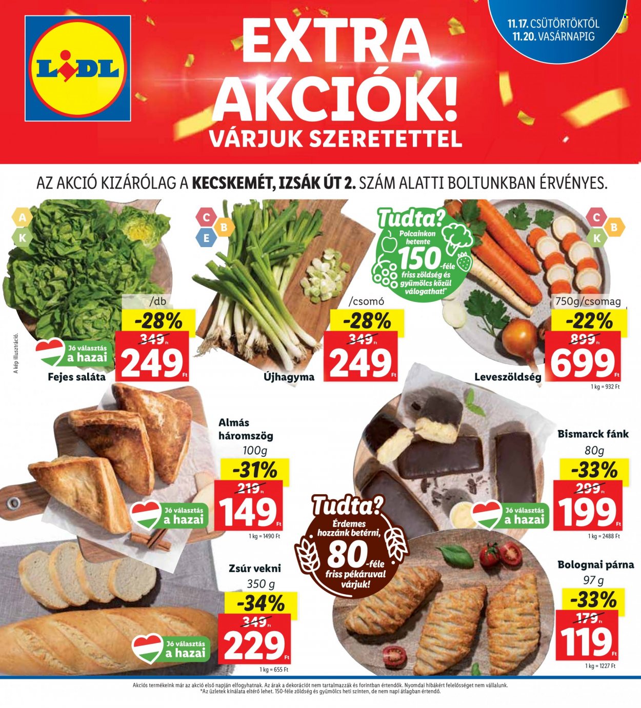 Lidl akciós újságok - 2022.11.17 - 2022.11.20. Oldal 1
