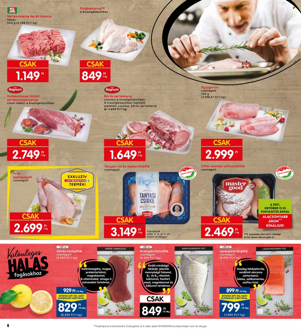 INTERSPAR akciós újságok - 2022.11.17 - 2022.11.23. Oldal 10