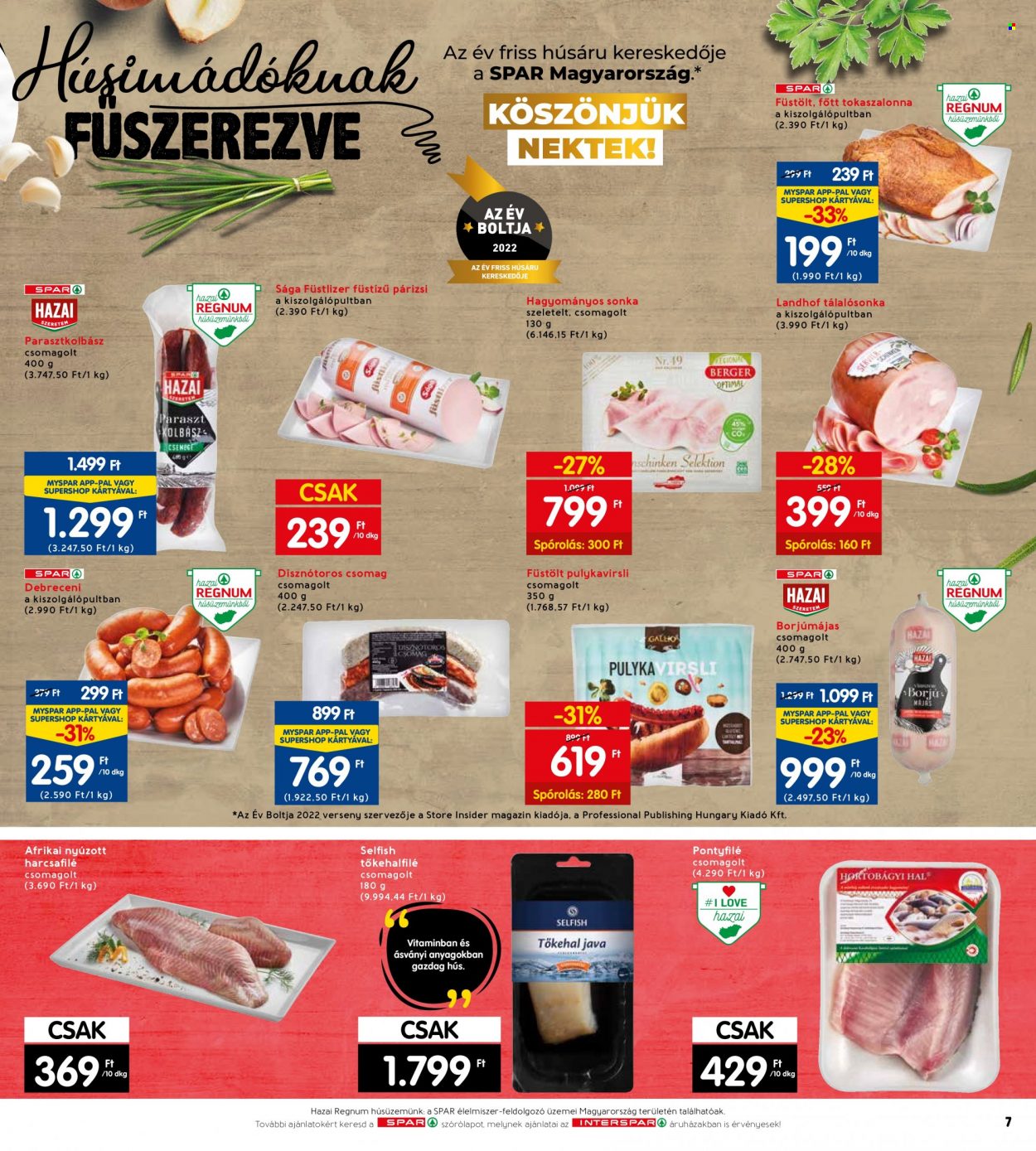 INTERSPAR akciós újságok - 2022.11.17 - 2022.11.23. Oldal 11