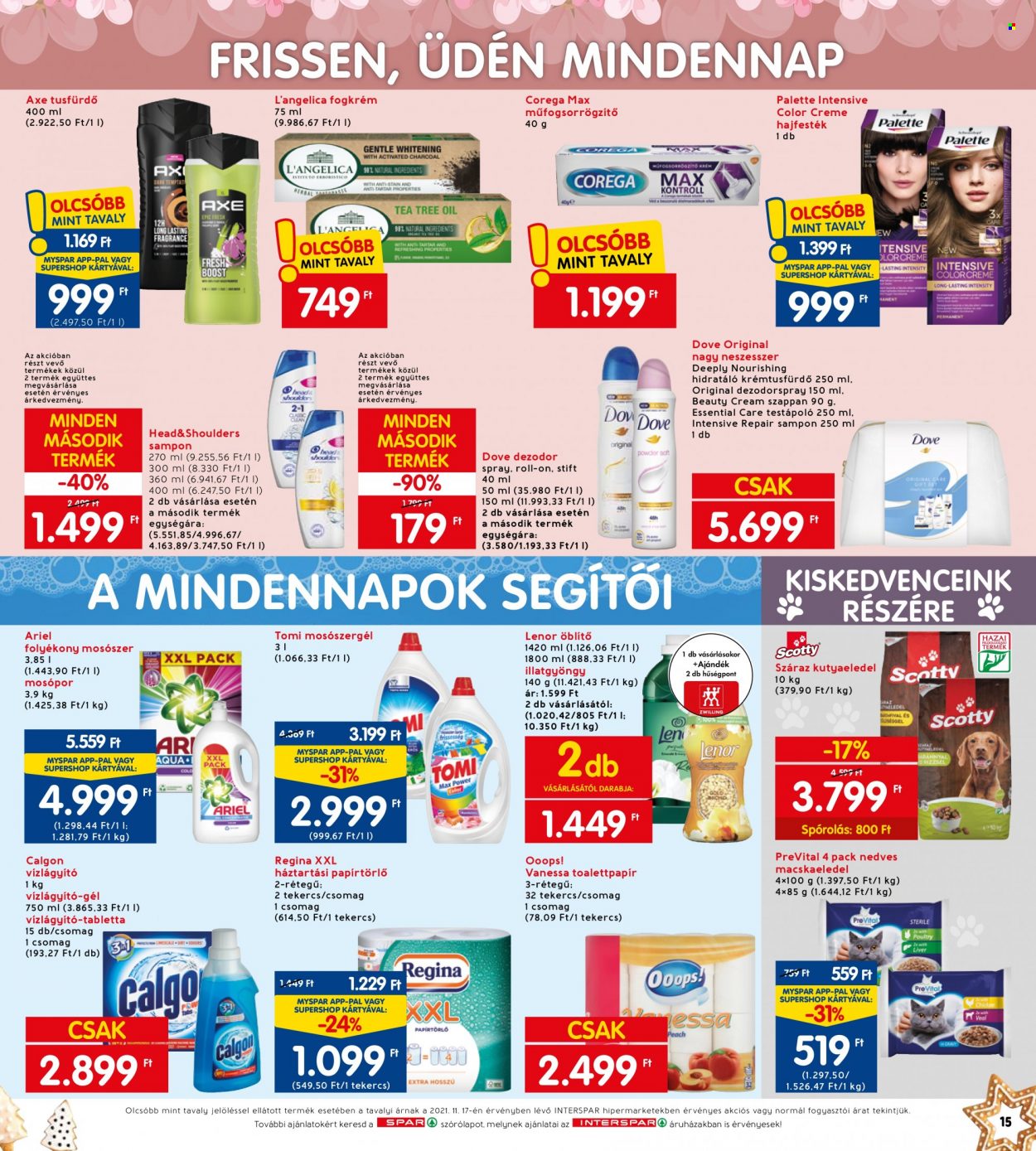 INTERSPAR akciós újságok - 2022.11.17 - 2022.11.23. Oldal 21