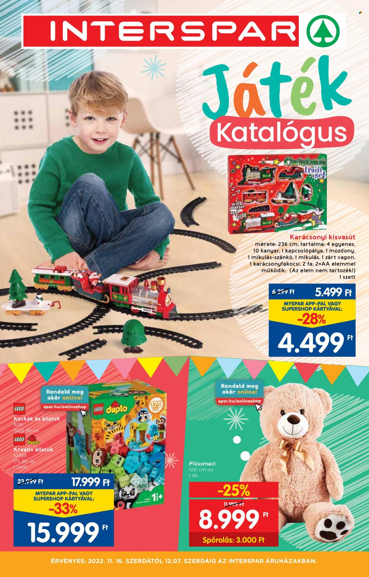 INTERSPAR akciós újságok - 2022.11.16 - 2022.12.07. Oldal 1