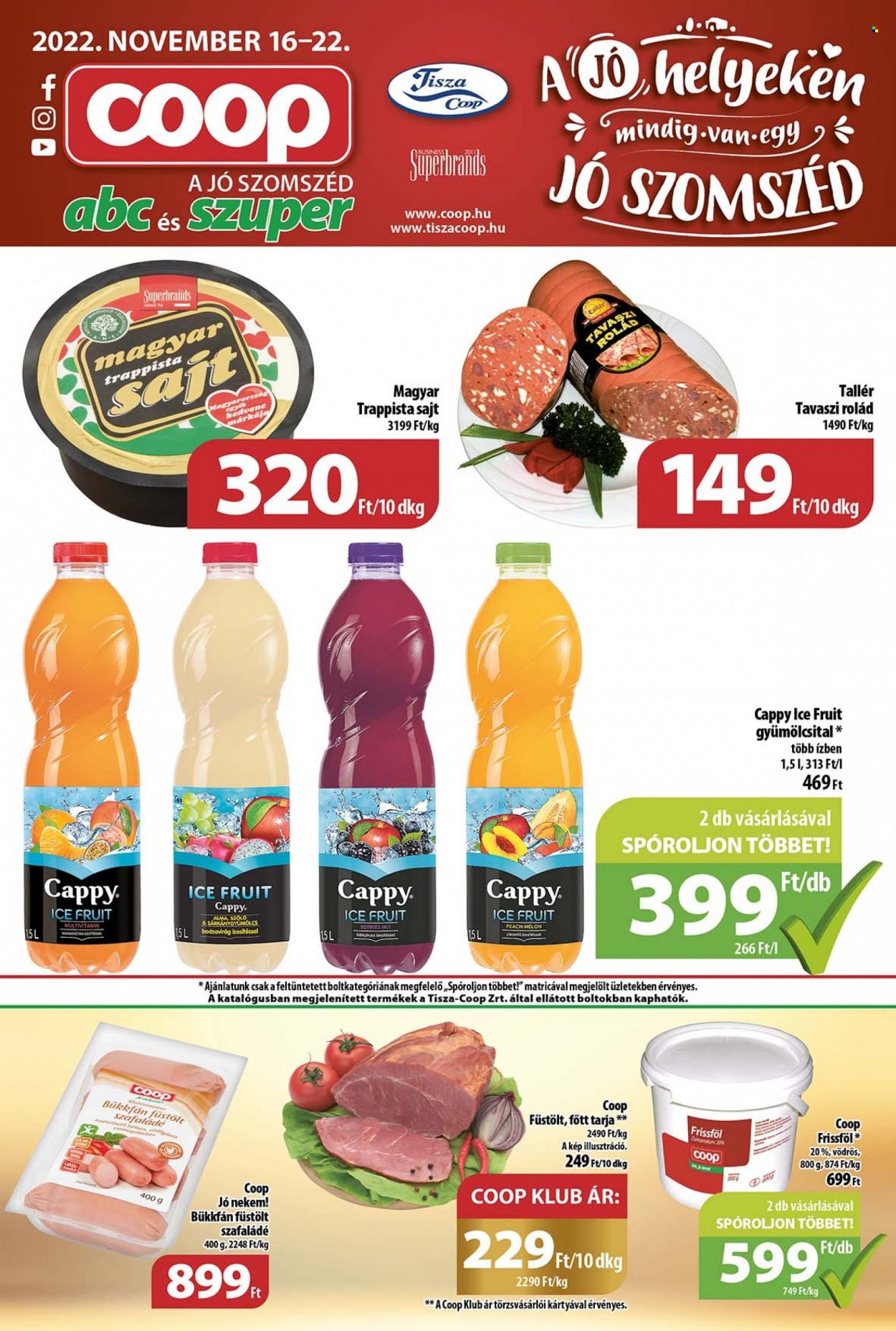 Coop akciós újságok - 2022.11.16 - 2022.11.22. Oldal 1