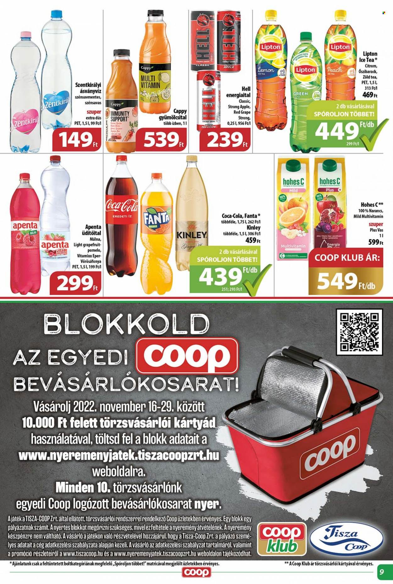 Coop akciós újságok - 2022.11.16 - 2022.11.22. Oldal 9