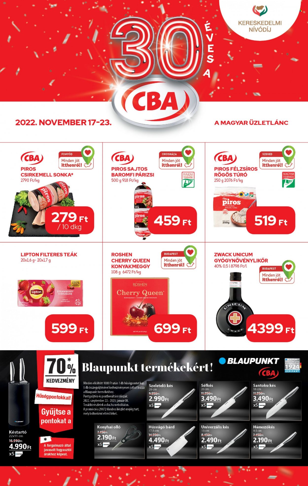 CBA akciós újságok - 2022.11.17 - 2022.11.23. Oldal 1