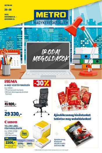 Újság Metro - 2022.11.16 - 2022.12.31.
